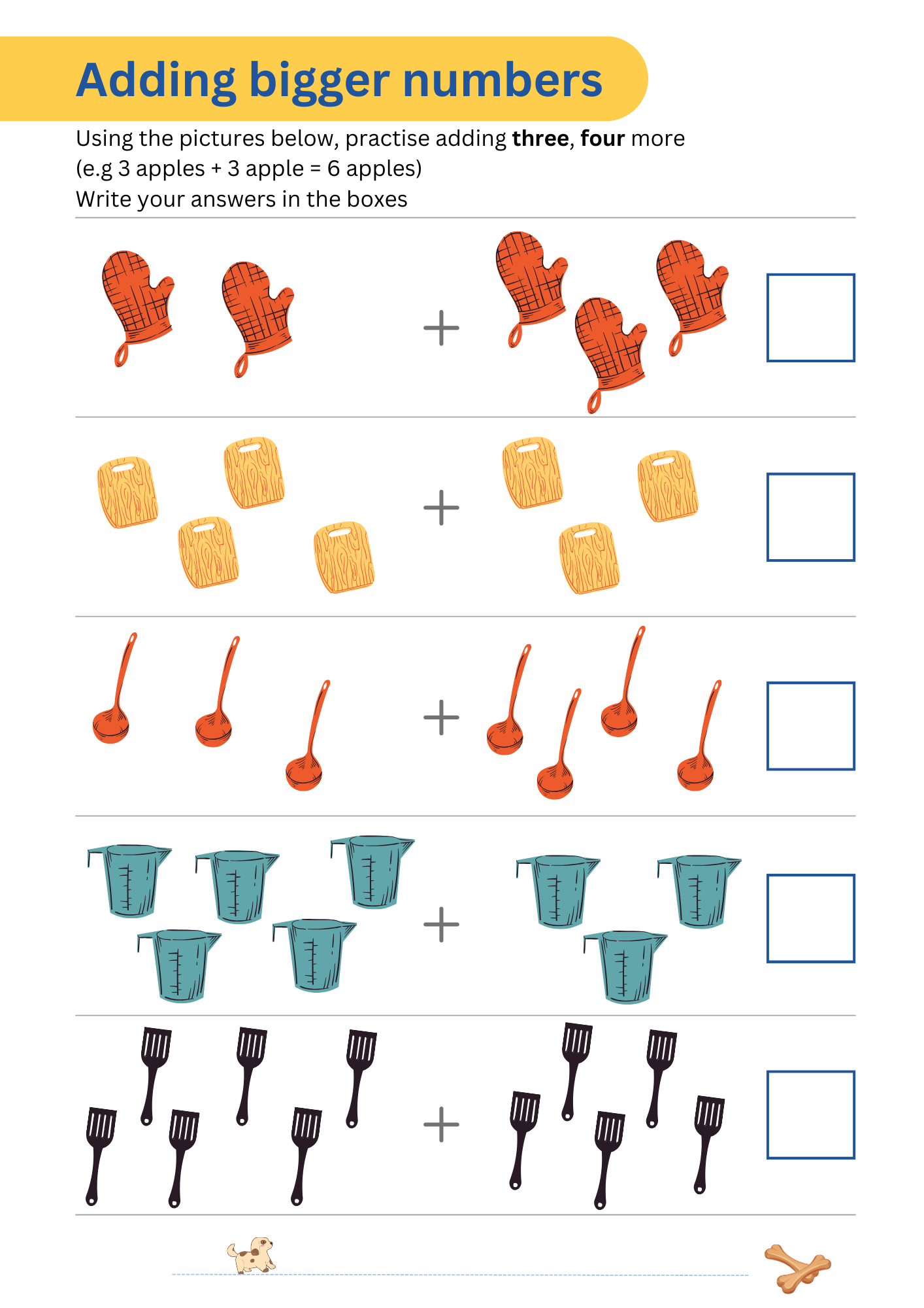 Kindergarten Maths - Addition