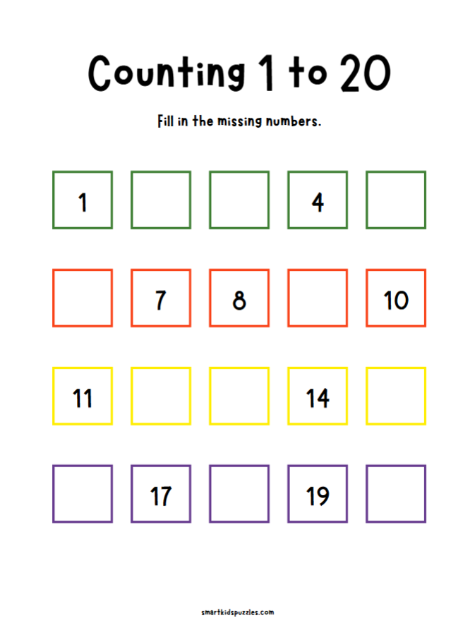 Simple Addition Under 20